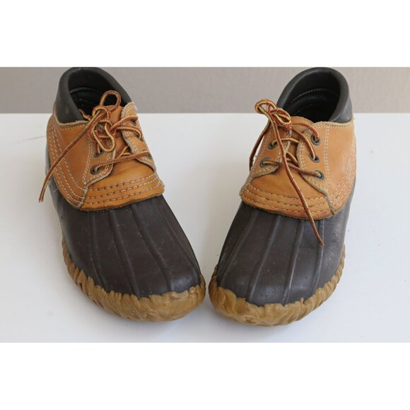 1980's Vintage L.L. Bean Short Duck Boots ~ Women's Size 6 ~ Lower Top ~ Ankle - Picture 7 of 9